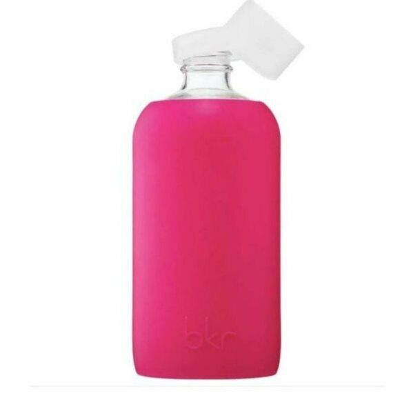 bkr Other - BKR FLIRT 500ML 16oz Opaque Fuschi fog Glass + silicone water bottle BARBIE PINK